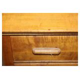 Antique Wooden Two-Drawer Dresser