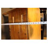 Antique Wooden Two-Drawer Dresser