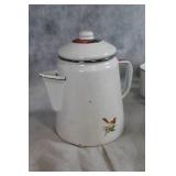 Set of Christmas Themed Dinnerware and Decor with Reindeer Ornament