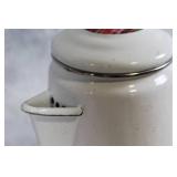 Set of Christmas Themed Dinnerware and Decor with Reindeer Ornament