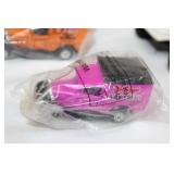 Set of Vintage Toy Cars with Kellogg