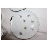 Spode Bone China Granada and Rose Floral Tea Set