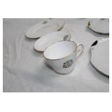 Spode Bone China Granada and Rose Floral Tea Set