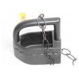 Vintage Cast Iron Sad Iron with Chain