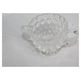 Collection of 10 Vintage Glass Sugar Bowls and Creamers