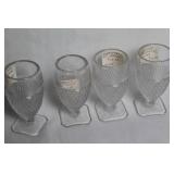 Set of 4 Vintage Cambridge Mt. Vernon Cordial Glasses