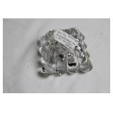 Set of 3 Heisey Crystolite Single Lite Candleholders