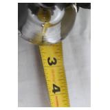 Set of 3 Heisey Crystolite Single Lite Candleholders