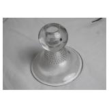 Pair of Duncan Miller Tear Drop 4" Candleholders