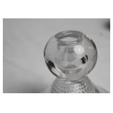 Pair of Duncan Miller Tear Drop 4" Candleholders