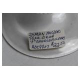 Pair of Duncan Miller Tear Drop 4" Candleholders