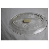 Set of 4 Vintage Glass Serving Plates