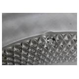 Set of 4 Vintage Glass Serving Plates