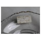 Set of 4 Vintage Glass Serving Plates