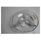 Set of 4 Vintage Glass Serving Plates