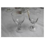 Collection of 23 Vintage Glass Cups and Goblets