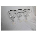 Collection of 23 Vintage Glass Cups and Goblets