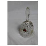 Set of 3 Fenton Strawberry Bell Glass Decorative Bells