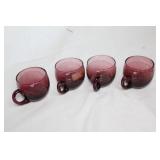 Franciscan Coronado Dinner Plates and Glass Cups Set