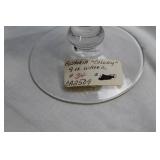 Set of 4 Fostoria Crystal "Colony" 9oz Water Goblets