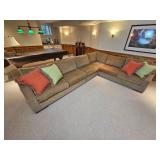 Contemporary Four Segment Sectional from Directional Furniture