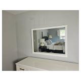 Contemporary Molded Frame Bedroom Mirror