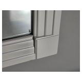 Contemporary Molded Frame Bedroom Mirror