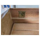 Contemporary 9 Drawer Dresser from Marshal Fields with Modern Brass Drawer Pulls