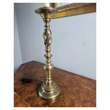 Traditional Brass Candlestick Lamp