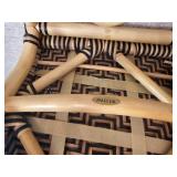 Palecek Bamboo Rattan Wicker Bar Stools (Two)