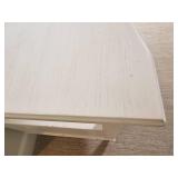 Modern Contemporary White Nightstand Pair