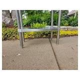 Brushed Steel Prep Table