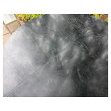 Black Enamel Pedestal Table