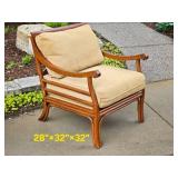 Tommy Bahama Rattan Pineapple Accent Chair
