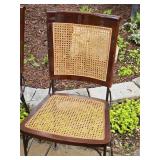 Grange Contemporary Cane Seat Barstool Pair