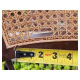 Grange Contemporary Cane Seat Barstool Pair