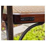 Grange Contemporary Cane Seat Barstool Pair