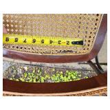 Grange Contemporary Cane Seat Barstool Pair