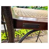 Grange Contemporary Cane Seat Barstool Pair