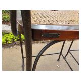 Grange Contemporary Cane Seat Barstool Pair