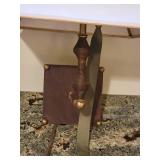 Burnished Bronze Tone Coiled Wall Sconce Lamp