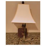 Burnished Bronze Tone Coiled Wall Sconce Lamp