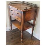 Gallery Railed Tiered Side Table