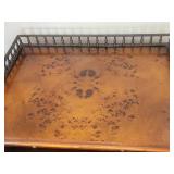 Gallery Railed Tiered Side Table