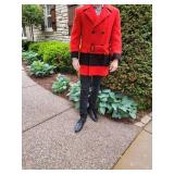 Vintage Trapper Point Blanket Mens Wool Jacket ~L