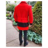 Vintage Trapper Point Blanket Mens Wool Jacket ~L