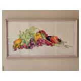Wonderful Fine Art Watercolor Still Life Print - Jean Cole - Vegetable Garden