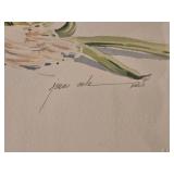 Wonderful Fine Art Watercolor Still Life Print - Jean Cole - Vegetable Garden