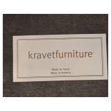Kravet Furniture Contemporary Gray Tacked Armchair - A