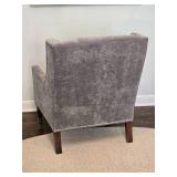 Kravet Furniture Contemporary Gray Tacked Armchair - C